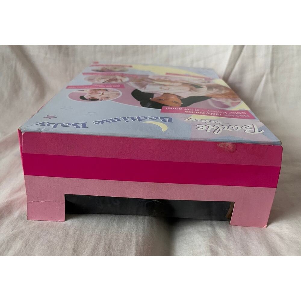 NIB Vintage Bedtime Baby Barbie & Krissy Dolls Glow in Dark Rocking Crib *read* - Picture 4 of 11